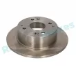 Jeu de 2 disques de frein arrière RAP BRAKES R-D0291 - Visuel 2