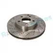 Jeu de 2 disques de frein avant RAP BRAKES R-D0293 - Visuel 2