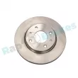 Jeu de 2 disques de frein avant RAP BRAKES R-D0296 - Visuel 1