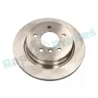 Jeu de 2 disques de frein arrière RAP BRAKES R-D0303 - Visuel 1