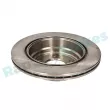 Jeu de 2 disques de frein arrière RAP BRAKES R-D0303 - Visuel 3