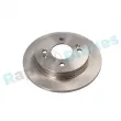 Jeu de 2 disques de frein arrière RAP BRAKES R-D0304 - Visuel 1