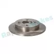 Jeu de 2 disques de frein arrière RAP BRAKES R-D0304 - Visuel 2