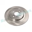 Jeu de 2 disques de frein arrière RAP BRAKES R-D0305 - Visuel 1