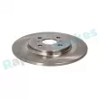 Jeu de 2 disques de frein arrière RAP BRAKES R-D0305 - Visuel 2