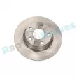 Jeu de 2 disques de frein arrière RAP BRAKES R-D0311 - Visuel 1
