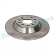 Jeu de 2 disques de frein arrière RAP BRAKES R-D0312 - Visuel 2
