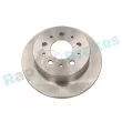 Jeu de 2 disques de frein arrière RAP BRAKES R-D0314 - Visuel 1