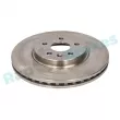 Jeu de 2 disques de frein avant RAP BRAKES R-D0315 - Visuel 2