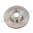 Jeu de 2 disques de frein avant RAP BRAKES R-D0316 - Visuel 1