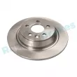 Jeu de 2 disques de frein arrière RAP BRAKES R-D0317 - Visuel 1