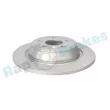 Jeu de 2 disques de frein arrière RAP BRAKES R-D0317C - Visuel 2