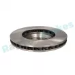 Disque de frein avant gauche RAP BRAKES R-D0318 - Visuel 3