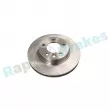 Disque de frein avant droit RAP BRAKES R-D0321 - Visuel 1