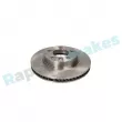 Disque de frein avant droit RAP BRAKES R-D0321 - Visuel 2