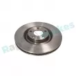 Jeu de 2 disques de frein avant RAP BRAKES R-D0323 - Visuel 2