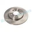 Jeu de 2 disques de frein arrière RAP BRAKES R-D0324 - Visuel 1