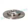 Jeu de 2 disques de frein arrière RAP BRAKES R-D0324 - Visuel 2