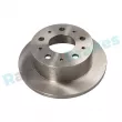 Jeu de 2 disques de frein arrière RAP BRAKES R-D0327 - Visuel 1