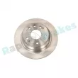 Jeu de 2 disques de frein arrière RAP BRAKES R-D0329 - Visuel 1