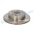 Jeu de 2 disques de frein arrière RAP BRAKES R-D0331 - Visuel 2