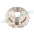 Jeu de 2 disques de frein arrière RAP BRAKES R-D0332 - Visuel 1