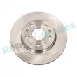 Jeu de 2 disques de frein avant RAP BRAKES R-D0335 - Visuel 1