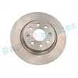 Jeu de 2 disques de frein arrière RAP BRAKES R-D0336 - Visuel 1