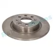 Jeu de 2 disques de frein arrière RAP BRAKES R-D0336 - Visuel 2