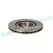 Jeu de 2 disques de frein avant RAP BRAKES R-D0337 - Visuel 3