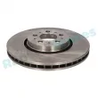 Jeu de 2 disques de frein avant RAP BRAKES R-D0338 - Visuel 2