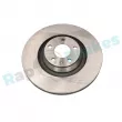 Jeu de 2 disques de frein avant RAP BRAKES R-D0345 - Visuel 1