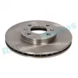 Jeu de 2 disques de frein avant RAP BRAKES R-D0346 - Visuel 2