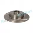 Jeu de 2 disques de frein arrière RAP BRAKES R-D0348 - Visuel 2