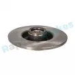 Jeu de 2 disques de frein arrière RAP BRAKES R-D0348 - Visuel 3