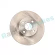 Jeu de 2 disques de frein arrière RAP BRAKES R-D0350 - Visuel 1