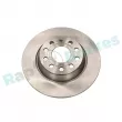 Jeu de 2 disques de frein arrière RAP BRAKES R-D0351 - Visuel 1