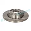 Jeu de 2 disques de frein arrière RAP BRAKES R-D0351 - Visuel 2