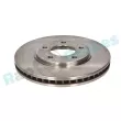 Jeu de 2 disques de frein avant RAP BRAKES R-D0355 - Visuel 2