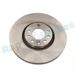 Jeu de 2 disques de frein avant RAP BRAKES R-D0356 - Visuel 1