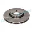Jeu de 2 disques de frein avant RAP BRAKES R-D0356 - Visuel 2