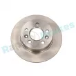 Jeu de 2 disques de frein arrière RAP BRAKES R-D0358 - Visuel 1