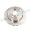 Jeu de 2 disques de frein arrière RAP BRAKES R-D0360 - Visuel 1
