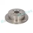Jeu de 2 disques de frein arrière RAP BRAKES R-D0362 - Visuel 2