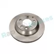 Jeu de 2 disques de frein arrière RAP BRAKES R-D0367 - Visuel 1