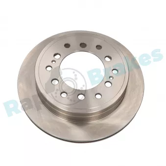 Jeu de 2 disques de frein arrière RAP BRAKES R-D0370