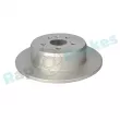 Jeu de 2 disques de frein arrière RAP BRAKES R-D0372 - Visuel 2