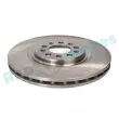Jeu de 2 disques de frein avant RAP BRAKES R-D0374 - Visuel 2