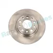 Jeu de 2 disques de frein arrière RAP BRAKES R-D0375 - Visuel 1
