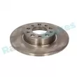 Jeu de 2 disques de frein arrière RAP BRAKES R-D0375 - Visuel 2